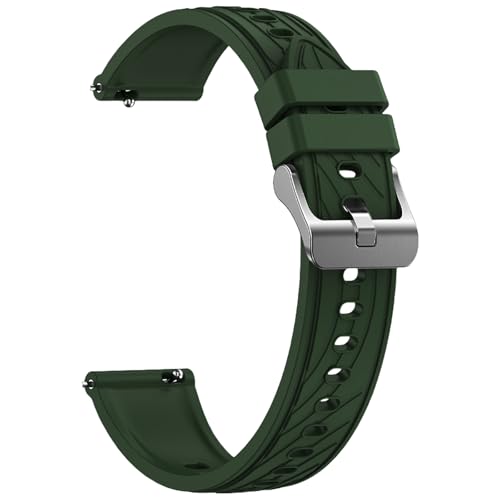 Ldabrye Mode Komfortable Silikon 18mm Uhrengurt Einfach Zu Reinigen Sportgelenkband Für Smartwatches Unisex Geeignet von Ldabrye