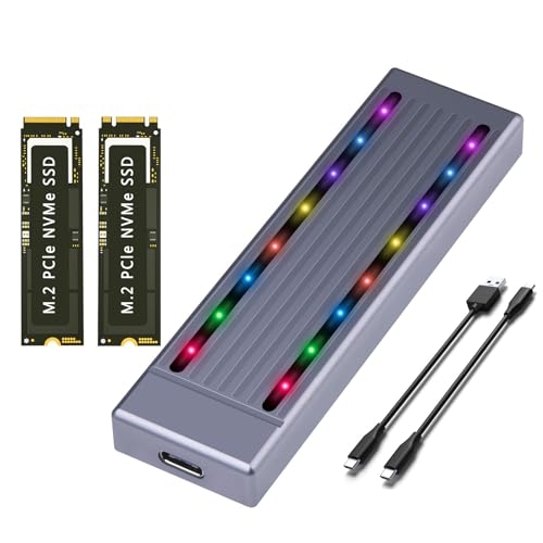 Ldabrye NVME SSD-Gehäuseadapter USB C 3.2 Gen2 10 Gbit/s PCIe MKey 2230 2242 2260 2280 Gehäuse Ldabrye NVME SSD-Gehäuseadapter USB C 3.2 Gen2 10 Gbit/s PCIe MKey 2230 2242 2260 2280 Gehäuse von Ldabrye