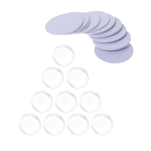 Ldabrye Packung Von 10 NFC215 Runden Scheibenaufklebern Mit Plastikwächtern NFC215 PVC Karten 10 NFC215 Runde Disc Zur Zugangskontrolle von Ldabrye