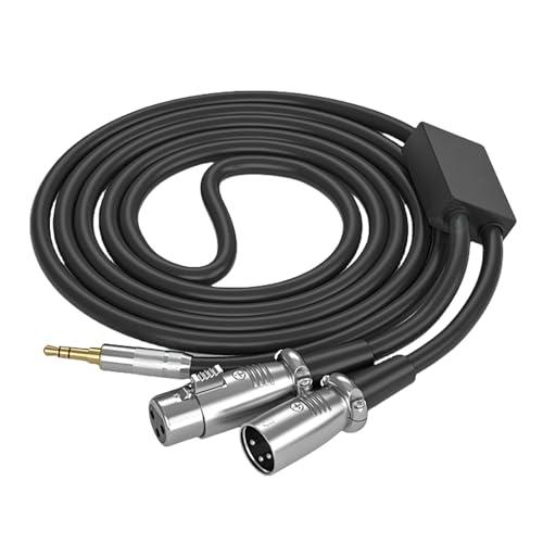 Ldabrye Professionell 3 5 Mm Bis Doppel 3Pin Kabel Kabelmikrofone Kabelverlängerungsdraht Für Lautsprecher Mischkonsolen Ldabrye Professionell 3 5 Mm Bis Doppel 3Pin Kabel Kabelmikrofone Kabelverlängerungsdraht Für Lautsprecher Mischkonsolen von Ldabrye