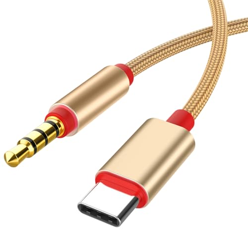 Ldabrye Typ C Bis 3 5 Mm Schalladapter Kabel 1M/39.37 Zoll Klar Signale Getriebegeräuschreduktion Schwere Dut Für Heimkino Ldabrye Typ C Bis 3 5 Mm Schalladapter Kabel 1M/39.37 Zoll Klar Signale Getriebegeräuschreduktion Schwere Dut Für Heimkino von Ldabrye