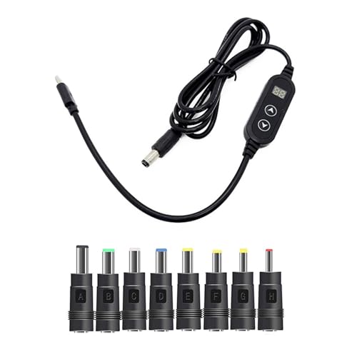 Ldabrye Typ C PD36-100W Bis DC5521 Adapterkabel Mit Mehreren Einstellungsspannungen 5V-20 V Für Laptops Und Lautsprecher von Ldabrye