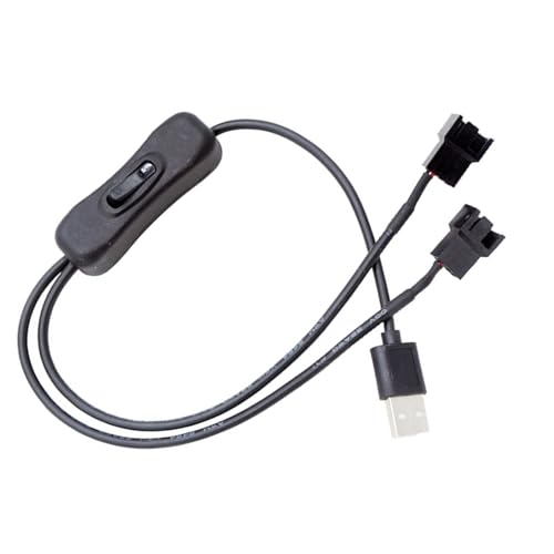 Ldabrye USB Bis 4Pin PC Lüfter Stromadapterkabel 12V Ausgang Für Computerkühlventilatoren PVC Isoliert von Ldabrye