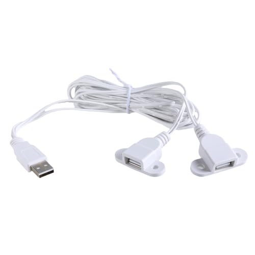 Ldabrye USB Y Splitter Kabel Männlich Zum Doppelten Weiblichen Verlängerungsladungskabel Für Laptop Telefontabletten Nur Aufgeladen Ldabrye USB Y Splitter Kabel Männlich Zum Doppelten Weiblichen Verlängerungsladungskabel Für Laptop Telefontabletten Nur Aufgeladen von Ldabrye