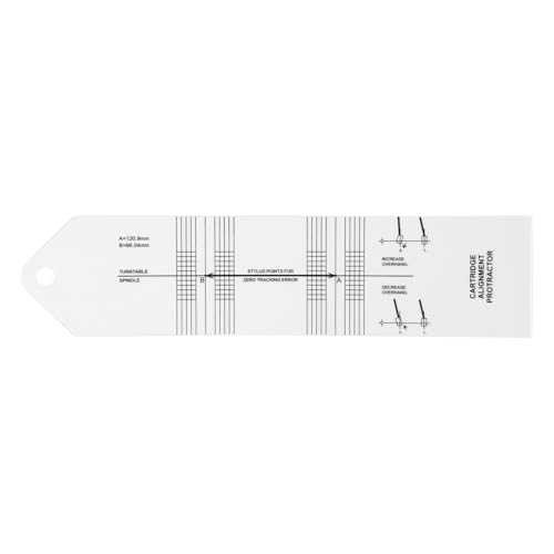 Precisions Vinyls Record Player Kartuschen Alignment Proterment Tool Zum Verbesserung des Klangs Precisions Vinyls Record Player Kartuschen Alignment Proterment Tool Zum Verbesserung des Klangs von Ldabrye