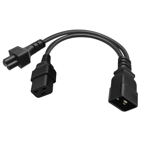 Professional 16A Netzteil Adapterkabel IEC320C20 Bis C19 Mit 3Hole IEC320C5 Socket PVC 32 cm 12 6 Zoll Lang Professional 16A Netzteil Adapterkabel IEC320C20 Bis C19 Mit 3Hole IEC320C5 Socket PVC 32 cm 12 6 Zoll Lang von Ldabrye