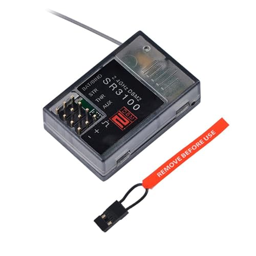SR3100-Empfänger 2.4GHz 3-Kanal Empfänger Für 1/18 Ferngesteuerte Auto Und Boot Stabile Signalsteuerung Für 1/18 Skala SR3100-Empfänger 2.4GHz 3-Kanal Empfänger Für 1/18 Ferngesteuerte Auto Und Boot Stabile Signalsteuerung Für 1/18 Skala von Ldabrye