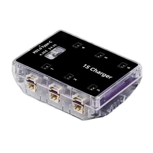 Schnellgeschwindigkeit Batterie Ladeadapter 6 Port 65W Für 1S Drohnen Batterien Die MA-1A Kühlkörperlüfter Schnellgeschwindigkeit Batterie Ladeadapter 6 Port 65W Für 1S Drohnen Batterien Die MA-1A Kühlkörperlüfter von Ldabrye
