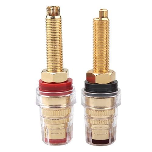 Set Von 2PCs Schützte Klare Terminals Posts Für Stabile Übertragung In Verstärkern Und Soundbox Set Von 2PCs Schützte Klare Terminals Posts Für Stabile Übertragung In Verstärkern Und Soundbox von Ldabrye