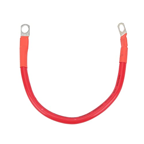 4AWG-Erdungskabel, 11,8 Zoll, Robustes, Flexibles Erdungskabel, verzinnter Kupferleiter, hochtemperaturbeständig, für Batterie-Wechselrichter, Automobil- und Marineanwendungen, Rot 4AWG-Erdungskabel, 11,8 Zoll, Robustes, Flexibles Erdungskabel, verzinnter Kupferleiter, hochtemperaturbeständig, für Batterie-Wechselrichter, Automobil- und Marineanwendungen, Rot von Ldafava