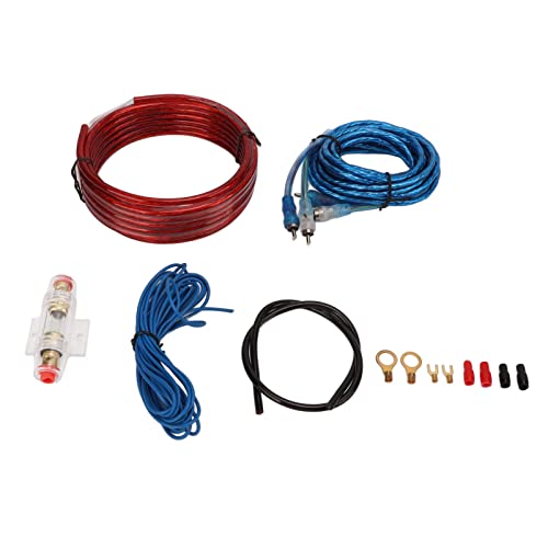 8 -Gauge -Verstärker -Verdrahtungskit mit AMP -Stromkabel -Audio -Leitung für Autolautsprecher -Subwoofer 8 -Gauge -Verstärker -Verdrahtungskit mit AMP -Stromkabel -Audio -Leitung für Autolautsprecher -Subwoofer von Ldafava
