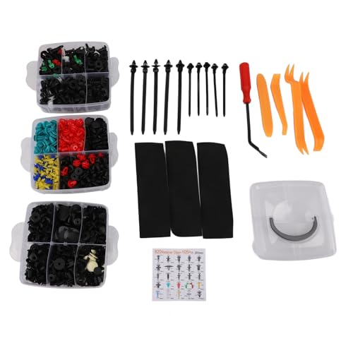 Autohalterclips Langlebige Zuverlässigkeit Universal Fit Nietsfestern für die meisten Autos 925 PCS Plastik Mehrere Größen von Ldafava