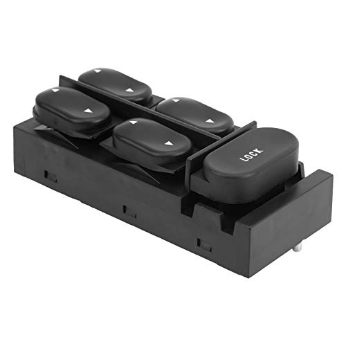Fensterheberschalter vorne Fahrertür Lift Control Fensterheberschalter F4ZZ14529B Passend für Escort Cabrio Schwarzes ABS-Material Fensterheberschalter vorne Fahrertür Lift Control Fensterheberschalter F4ZZ14529B Passend für Escort Cabrio Schwarzes ABS-Material von Ldafava