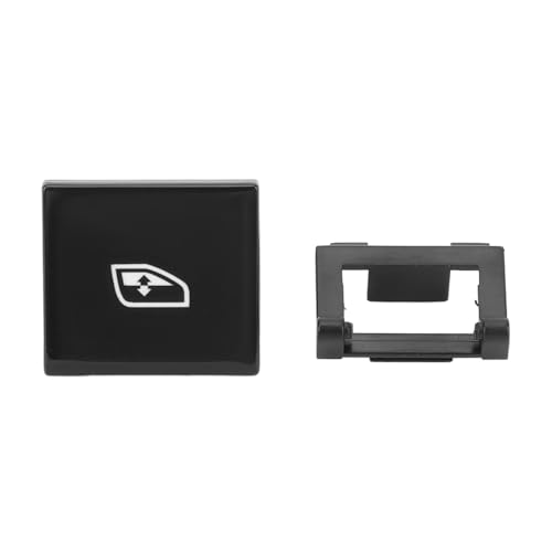 Fensterschalter -Schalttaste Kappe Haltbar kratzfeste Stromschaltschalterabdeckung für 2018 2024 ABS -Material Easy Installation (Schwarz) von Ldafava
