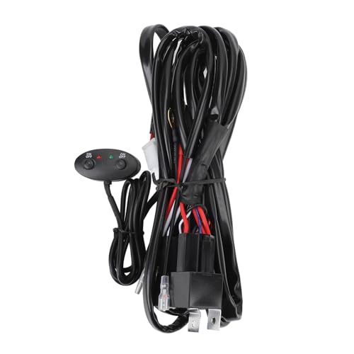 Hochstrahlkabelbaum Kreide Kit Dual Color 16AWG CORE Kabel 40A Relais für LED -Lichtstangen Nebel Leuchten 6.56ft Hochstrahlkabelbaum Kreide Kit Dual Color 16AWG CORE Kabel 40A Relais für LED -Lichtstangen Nebel Leuchten 6.56ft von Ldafava