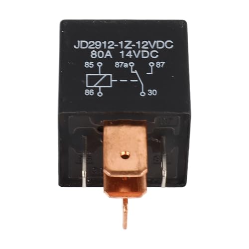 5-poliges Relais 12V 80A, Wechselrelais Hochleistung für Auto, Motorrad, Schiff, SPST 5-Pin KFZ Relais, Umschaltrelais Öffner Elektrofahrzeug 5-poliges Relais 12V 80A, Wechselrelais Hochleistung für Auto, Motorrad, Schiff, SPST 5-Pin KFZ Relais, Umschaltrelais Öffner Elektrofahrzeug von Ldafava