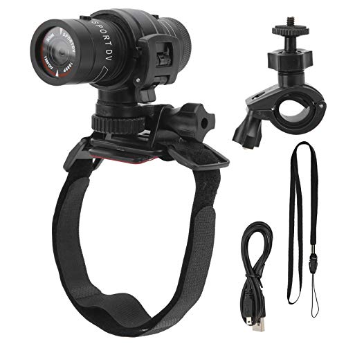 Ldafava 1080P Full HD-Motorrad-Videorecorder mit 120-Grad-Weitwinkelobjektiv, ultraklare Nachtsicht, wasserdichtes Gehäuse aus Aluminiumlegierung für Extreme Abenteuer im Freien, Schwarz von Ldafava