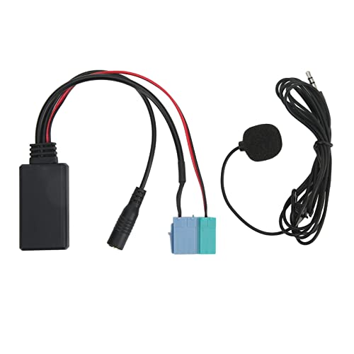 Ldafava Bluetooth-Aux-In-Kabeladapter mit Mikrofon, hochwertiges 6-poliges 8-poliges Bluetooth-Modul, Musikadapter für Bravo 2007 Up, Visteon CD MP3-Radio, ABS-Metallmaterial von Ldafava