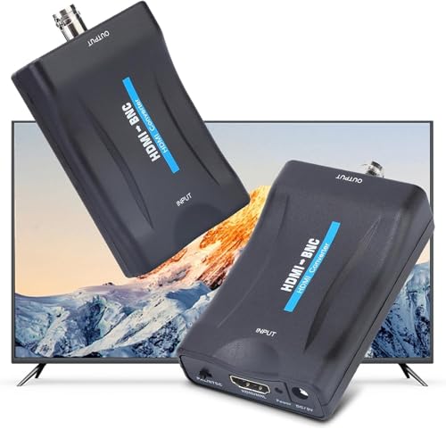 Ldafava HDMI zu BNC Konverter, HDMI BNC Adapter Ausgangskabel Adapter für VHS Video/Aufnahme Player, DVD-Recorder, die BNC-Signale empfangen können Ldafava HDMI zu BNC Konverter, HDMI BNC Adapter Ausgangskabel Adapter für VHS Video/Aufnahme Player, DVD-Recorder, die BNC-Signale empfangen können von Ldafava