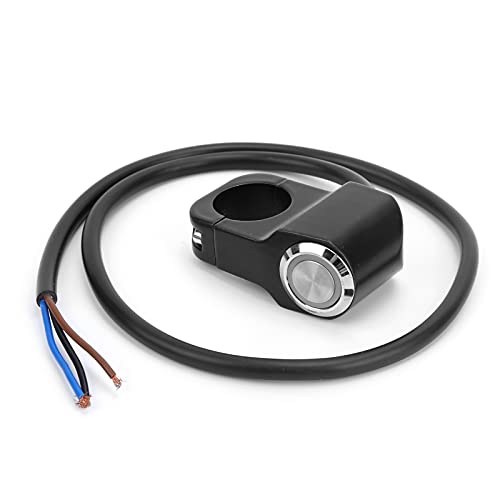 Motorrad-Lenkerschalter, universeller wasserdichter EIN-/AUS- mit Reset-Sperre für die Steuerung von Scheinwerfern und Nebelscheinwerfern, passend für 22 mm 7/8 Zoll Lenker, ATV, (Rotlicht) von Ldafava