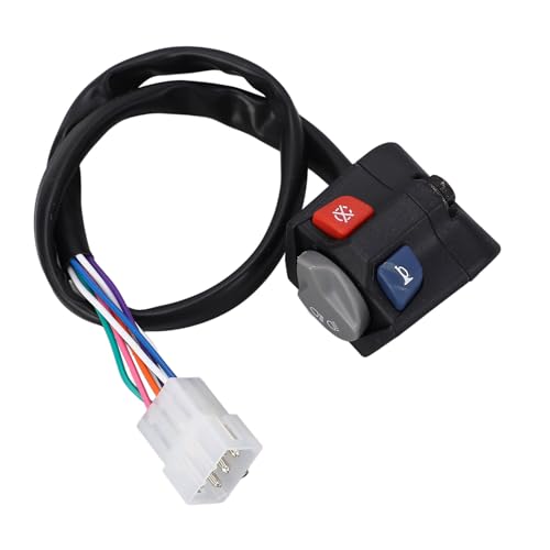 -Scheinwerfer -Horn -Schalter Integrierter Lenker -Grip -Steuerungsschalter für 125 200 250 300 380 400 450 520 Exc xc W aus ABS -Material Direkter Austausch für 7811 107 0000 (Stil drei) von Ldafava