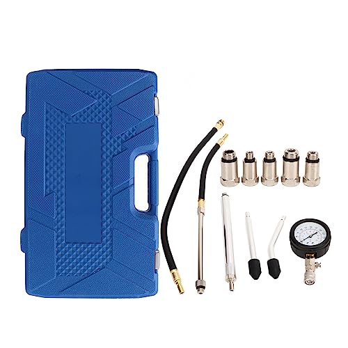 Zylinderkompressionsprüfer-Set, professionell, langlebig, Motordruckmessgerät, Doppeldruckeinheit, Prüfdruck für Motorräder, Rasenmäher, Autos, LKW, ABS-Gummi, Messingmaterial, Zylinderkompressionsprüfer-Set, professionell, langlebig, Motordruckmessgerät, Doppeldruckeinheit, Prüfdruck für Motorräder, Rasenmäher, Autos, LKW, ABS-Gummi, Messingmaterial, von Ldafava