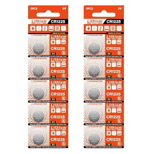 CR1225 Knopfbatterien, 3 V, für Haushaltsgeräte wie Alarme, Schrittzähler und LED-Licht, stabile Stromversorgung, 2 Blatt CR1225 Knopfbatterien, 3 V, für Haushaltsgeräte wie Alarme, Schrittzähler und LED-Licht, stabile Stromversorgung, 2 Blatt von Ldbuejiaja