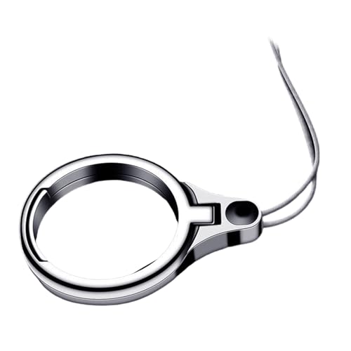 Dünne, dünne Handy-Ringhalterung mit Umhängeband, Metallringe, Handy-Schlüsselband für Pendler und Zuhause Dünne, dünne Handy-Ringhalterung mit Umhängeband, Metallringe, Handy-Schlüsselband für Pendler und Zuhause von Ldbuejiaja