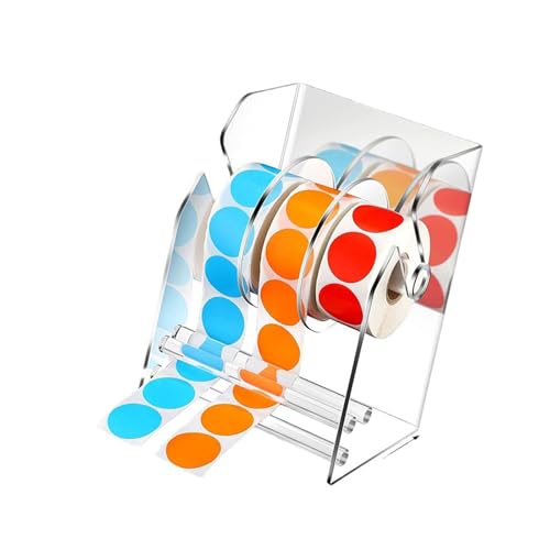 Eleganter, transparenter Acryl-Aufkleber-Rollen-Organizer mit staubdichten Abdeckungen, Designs für Sauberkeit in der Nähe und zum Ordnen von Zubehör Eleganter, transparenter Acryl-Aufkleber-Rollen-Organizer mit staubdichten Abdeckungen, Designs für Sauberkeit in der Nähe und zum Ordnen von Zubehör von Ldbuejiaja
