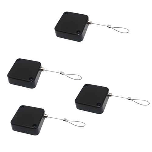 Ldbuejiaja 1/2/4 Stück einziehbare Fernbedienungsgurte mit verstellbaren Leinen, TV-Fernbedienungsgurte für Fernseher und DVDs Ldbuejiaja 1/2/4 Stück einziehbare Fernbedienungsgurte mit verstellbaren Leinen, TV-Fernbedienungsgurte für Fernseher und DVDs von Ldbuejiaja