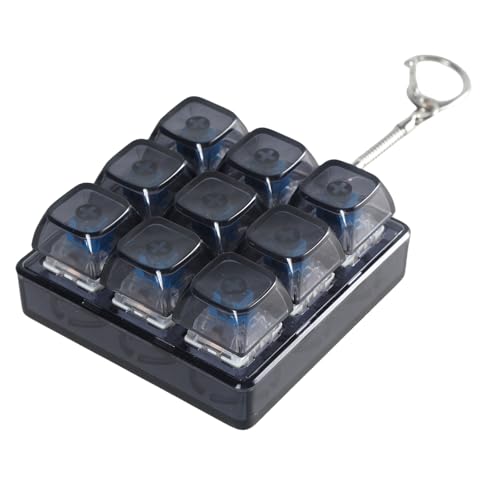 Ldbuejiaja 9Key XDA Translucent Keycap Tester Tastaturen Schalter Tester Schlüsselanhänger Für Und Programmierer von Ldbuejiaja