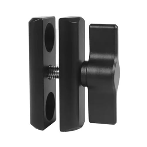 Ldbuejiaja Doppelter Buchsenarm für 17 mm Kugelkopf-Clip-Halterungsklemme für Sportkamera Ldbuejiaja Doppelter Buchsenarm für 17 mm Kugelkopf-Clip-Halterungsklemme für Sportkamera von Ldbuejiaja
