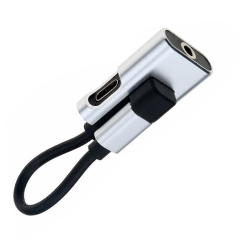 Ldbuejiaja Typ-C-auf-AUX-Konverter-Adapter mit 3,5-mm-Anschluss, geeignet für ununterbrochenes Musik-Streaming, Smartphone, Musikliebhaber Ldbuejiaja Typ-C-auf-AUX-Konverter-Adapter mit 3,5-mm-Anschluss, geeignet für ununterbrochenes Musik-Streaming, Smartphone, Musikliebhaber von Ldbuejiaja