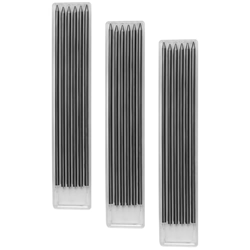 Tischlerbleistift-Nachfüllminen, 2,8 mm, solide mechanische Zimmermannsbleistifte, Ersatzminen, für Schule, Schreibwaren, 18 Stück Tischlerbleistift-Nachfüllminen, 2,8 mm, solide mechanische Zimmermannsbleistifte, Ersatzminen, für Schule, Schreibwaren, 18 Stück von Ldbuejiaja