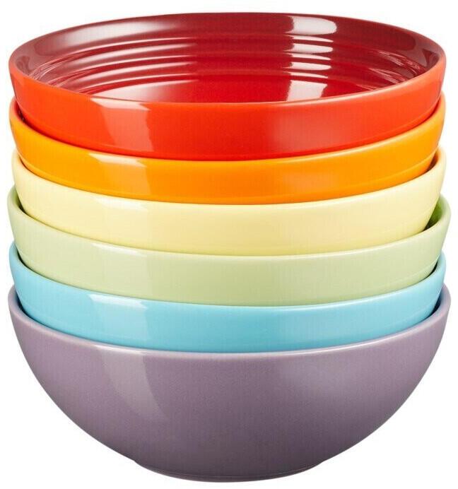 Le Creuset Müslischüsseln sechsteilig, rainbow von Le Creuset