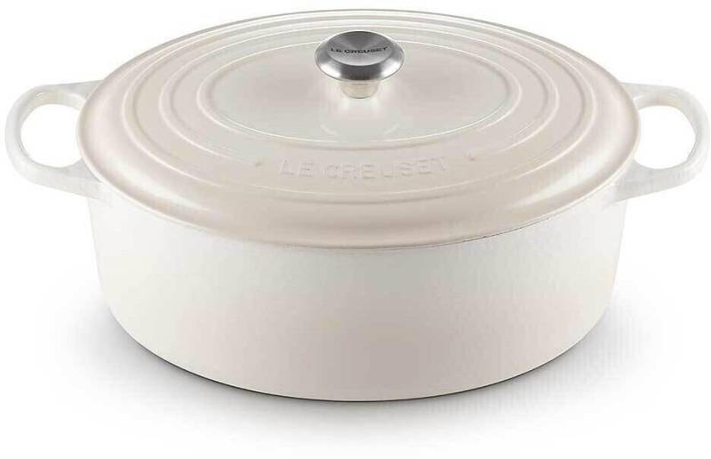 Le Creuset Signature Bräter oval 29 cm, meringue von Le Creuset