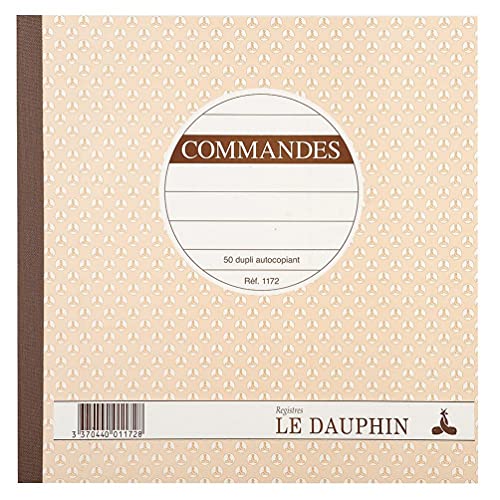 Le Dauphin 1172D 5 Stück Durchschreibbuch kariert texté Papier selbstdurchschreibend Befehle 21 x 21 cm von 50 DUPLI - von Le Dauphin
