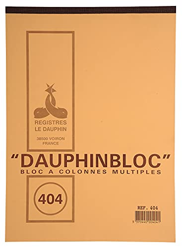 Le Dauphin 404D dauphinbloc Set 5 Blöcke zu Spalten mehrere mit 4 Spalten für Formulierung 29,7 x 21 cm von Le Dauphin