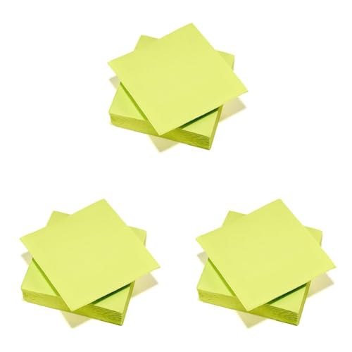 Le Napage 40 Servietten Tex Touch 38 x 38 cm FSC Zellulosewatte Anisgrün 38 x 38 cm (Packung mit 3) von Le Nappage