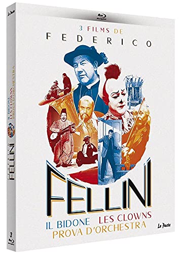 Coffret fellini 3 films : il bidone ; les clowns ; prova d'orchestra [Blu-ray] [FR Import] von Le Pacte