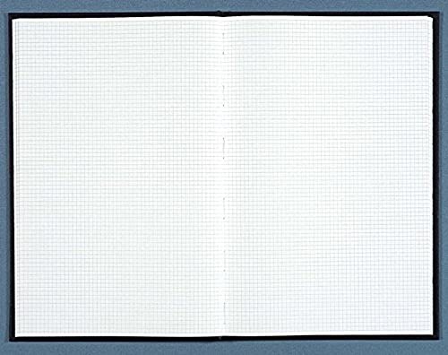 Le Delphin 756D – 1 Register – Maße 34 x 22,5 cm – Druck kariert 5 x 5 – kleine Karos – Papier innen 90 g – 592 Seiten – fester Einband mit schwarzer Leinwand von LeDauphin - Exacompta