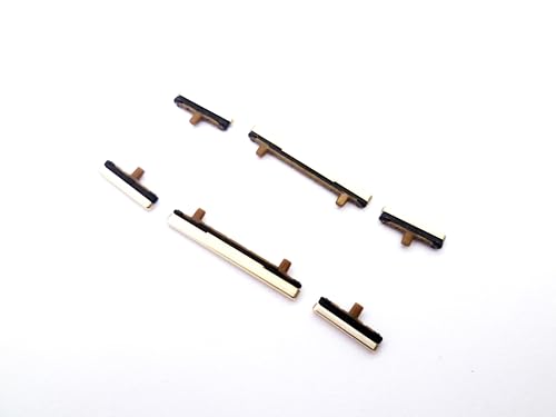 2 x Lautstärkeregler + Power Switch On Off Side Button Cover Ersatzteil kompatibel mit Samsung Galaxy Note 8 N950F N950 (Gold) von LeHang