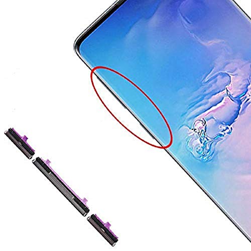 2 x Sidekeys Seitentasten Power On Off Volume Up Down Taste Mute Ersatz für Samsung Galaxy S10/S10 Plus schwarz von LeHang