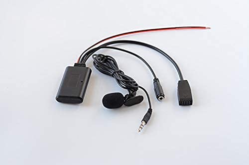Auto Business CD Bluetooth Musik Audiokabel 10Pin Mikrofon Mikrofon Freisprecheinrichtung Telefonanruf Adapter Kompatibel mit BMW E46 10Pin Buchse von LeHang