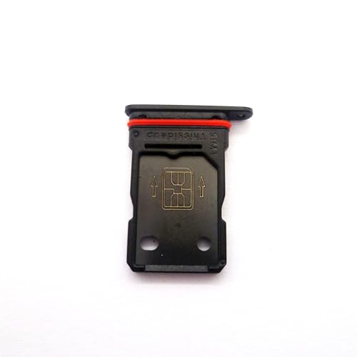 Dual SIM Card Tray Slot Holder Ersatz kompatibel mit OnePlus 8 Pro (5G) IN2023 6,8 Zoll (17,2 cm) (schwarz) von LeHang