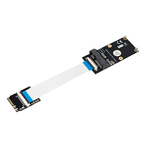 LeHang M.2 (NGFF) Schlüssel A/E/A + E zum Mini-PCI-E-Adapter mit FFC-Kabel von LeHang