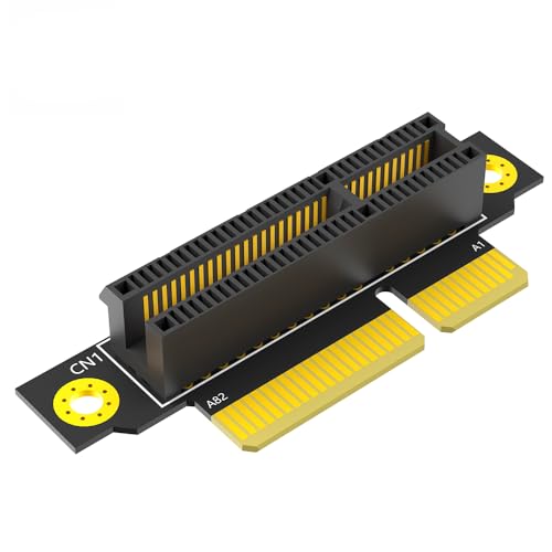 LeHang PCI-e 4X 3.0 90 Grad Reverse Male to Female Riser Card für 1U Server (Installationsrichtung in Richtung CPU) 20mm von LeHang