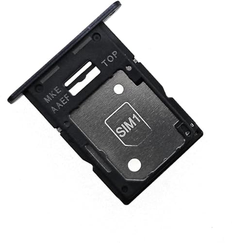 SIM Card Tray SD Card Holder Slot Replacement Compatible with Samsung Galaxy A15 5G A156U 2024 (Black) von LeHang