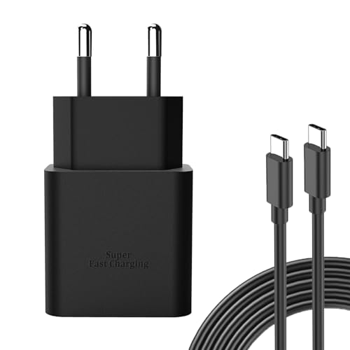 LeHuiTo 25W Schnellladegerät USB C, Netzteil Ladegerät, Ladestecker USB C Fast Charger Adapter mit 2m ladekabel schnellladekabel,Ladekabel USB C für Galaxy S23 Ultra/S23/S23+/S22/S21/S20/Note 10/20 LeHuiTo 25W Schnellladegerät USB C, Netzteil Ladegerät, Ladestecker USB C Fast Charger Adapter mit 2m ladekabel schnellladekabel,Ladekabel USB C für Galaxy S23 Ultra/S23/S23+/S22/S21/S20/Note 10/20 von LeHuiTo