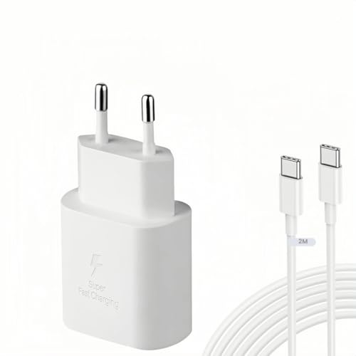 LeHuiTo 25W Schnellladegerät USB C, Netzteil Ladegerät, Ladestecker USB C Fast Charger Adapter mit 2m ladekabel schnellladekabel,Ladekabel Type C für Samsung Galaxy S22 S23 S24/Tablet/ipad/iPhone15 LeHuiTo 25W Schnellladegerät USB C, Netzteil Ladegerät, Ladestecker USB C Fast Charger Adapter mit 2m ladekabel schnellladekabel,Ladekabel Type C für Samsung Galaxy S22 S23 S24/Tablet/ipad/iPhone15 von LeHuiTo
